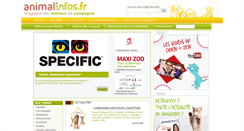 Desktop Screenshot of animalinfos.fr